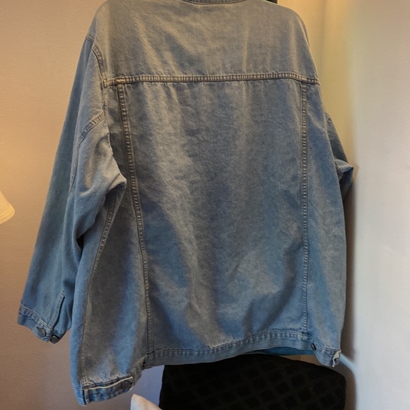 Venezia plus size jean button up jacket - Picture 6 of 6